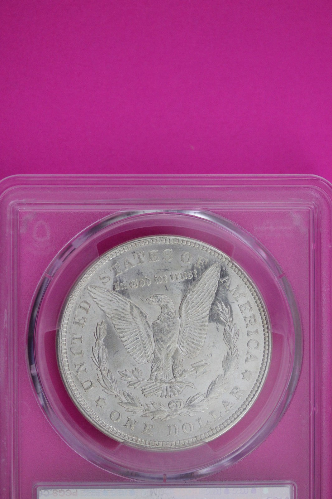 1921 D MS 63 Liberty Morgan Silver Dollar PCGS Certified Authentic Slab 1157
