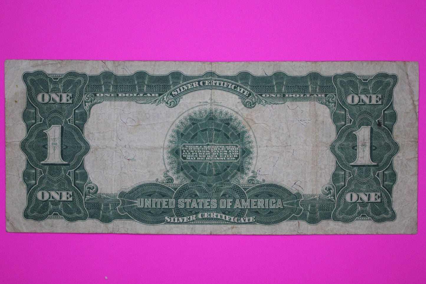 1899 $1 One Dollar Black Eagle Silver Certificate FR 232 Guaranteed Authentic 12