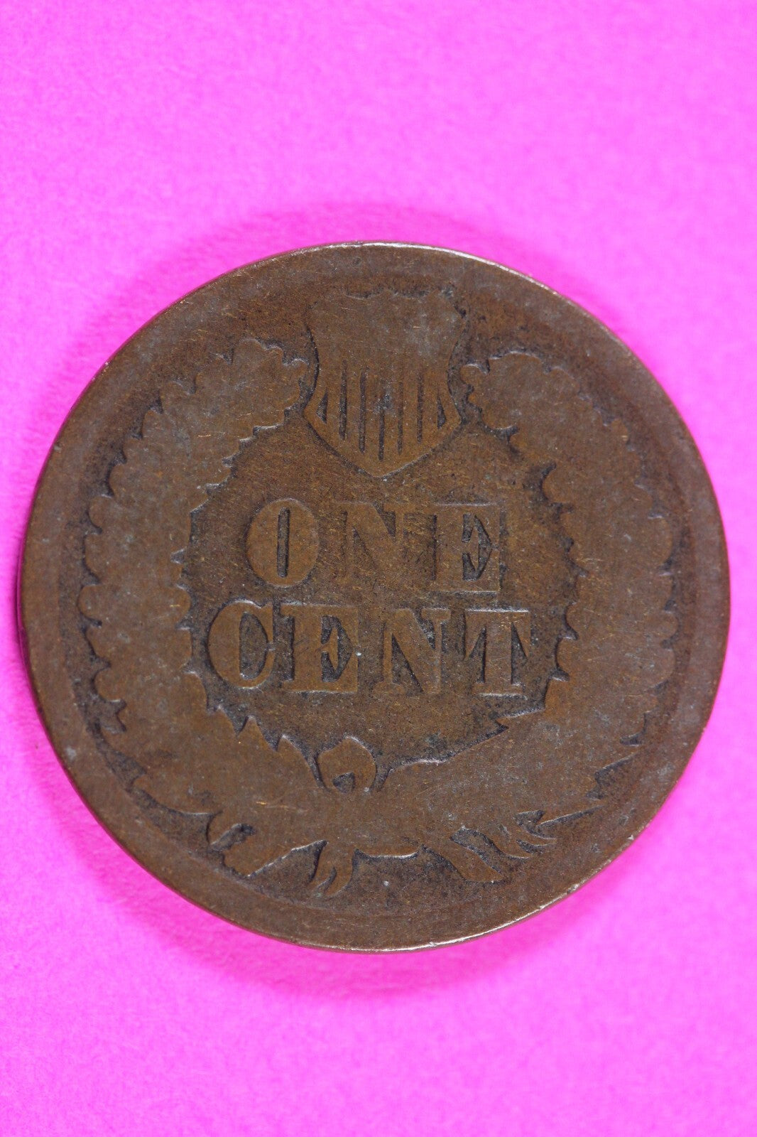 1864 Bronze Indian Head Cent Penny Rare Early Type Coin Exact Coin Pictured 223