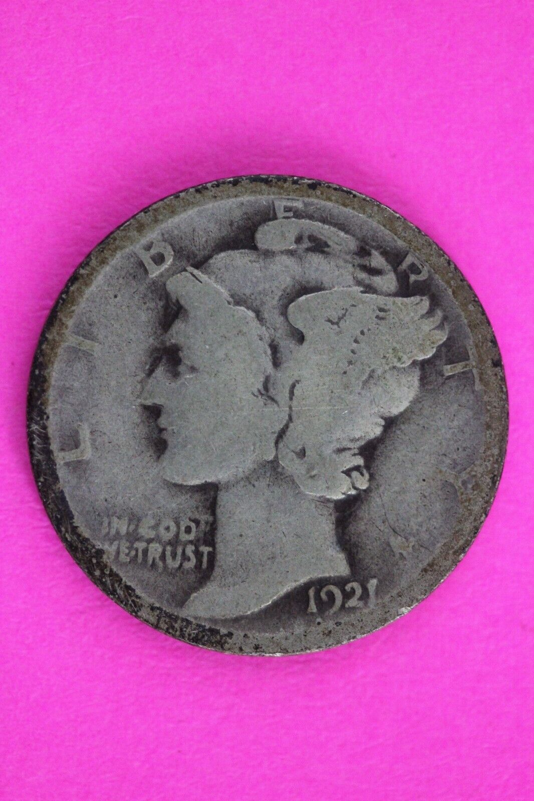 Key Date 1921 P Mercury Winged Liberty Dime Silver You Get Same Coin In Pics 17