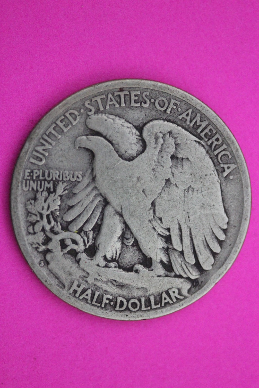 1917 S Walking Liberty Half Dollar Scarce Semi Key Date Silver Walker Coin 0007