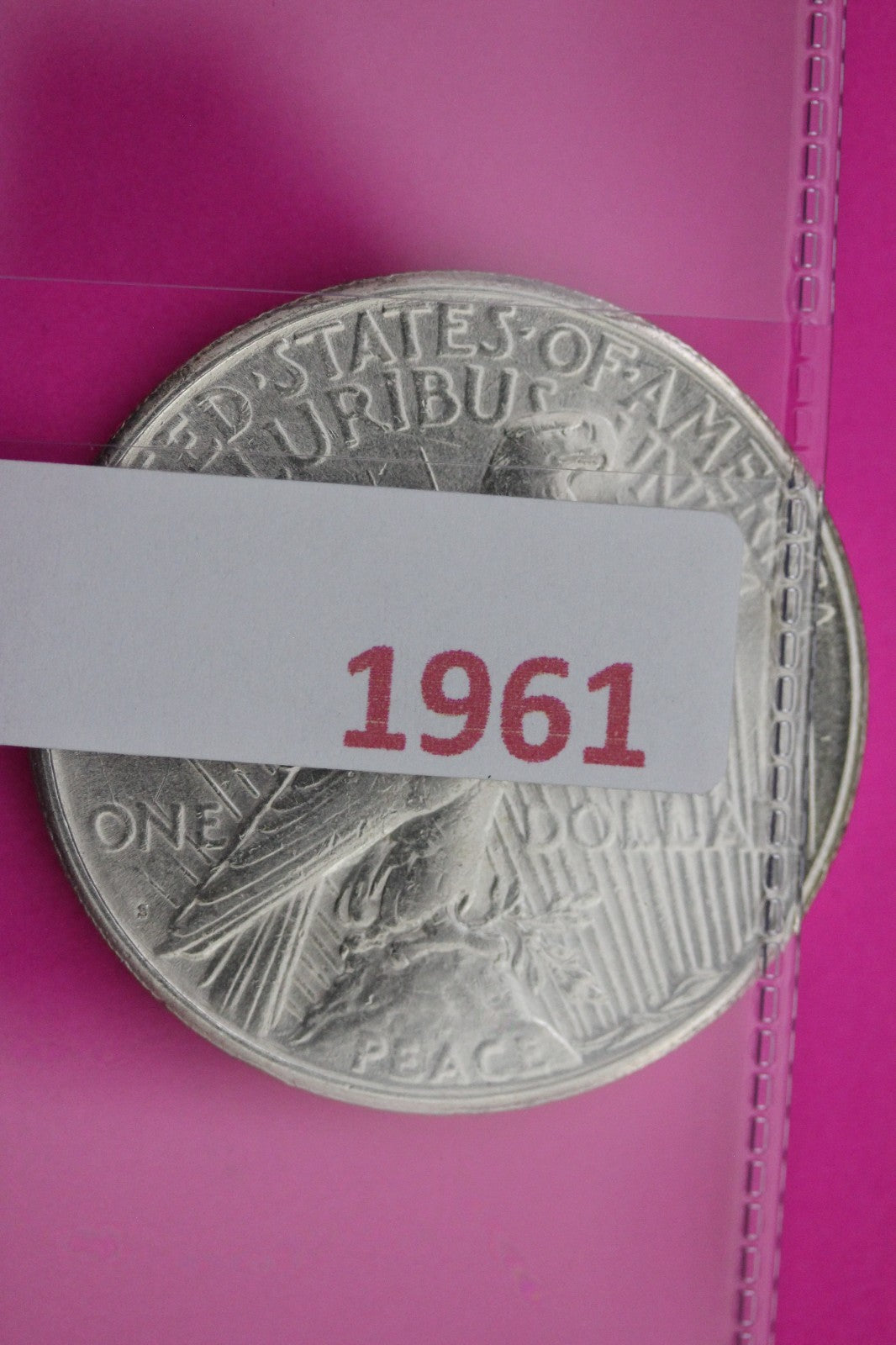 1925 S Peace Silver Dollar LIberty Coin Guaranteed Authentic U.S.A. Seller 1961