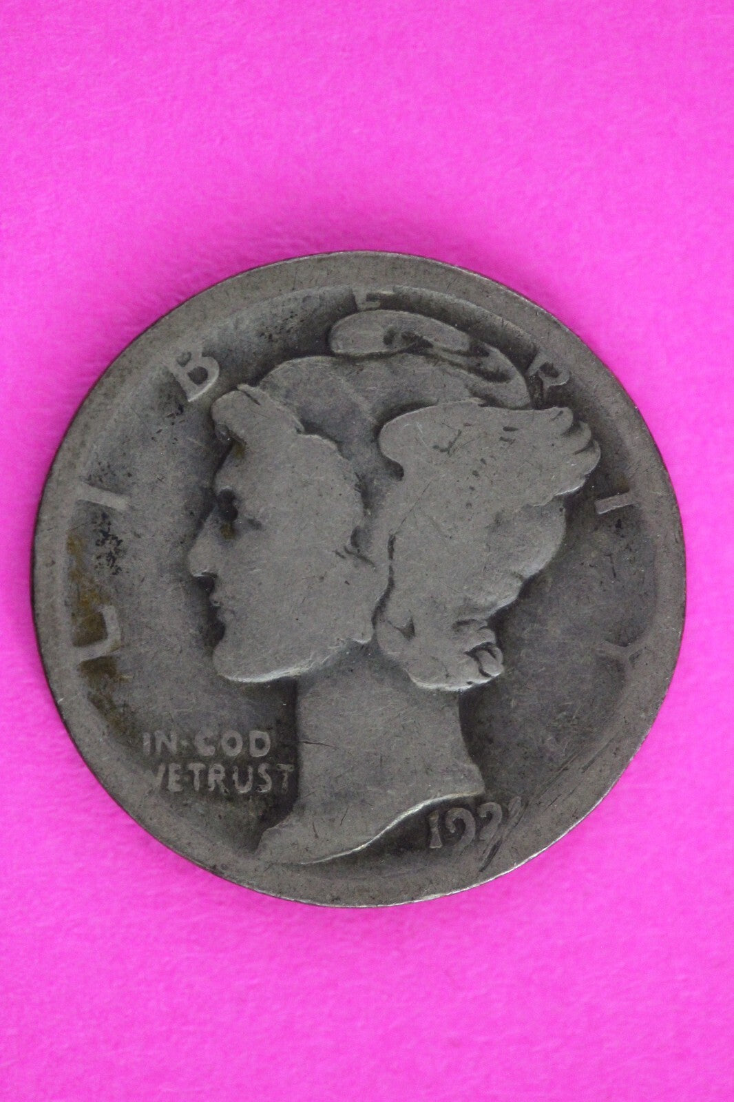 Key Date 1921 P Mercury Winged Liberty Dime Silver You Get Same Coin In Pics 06