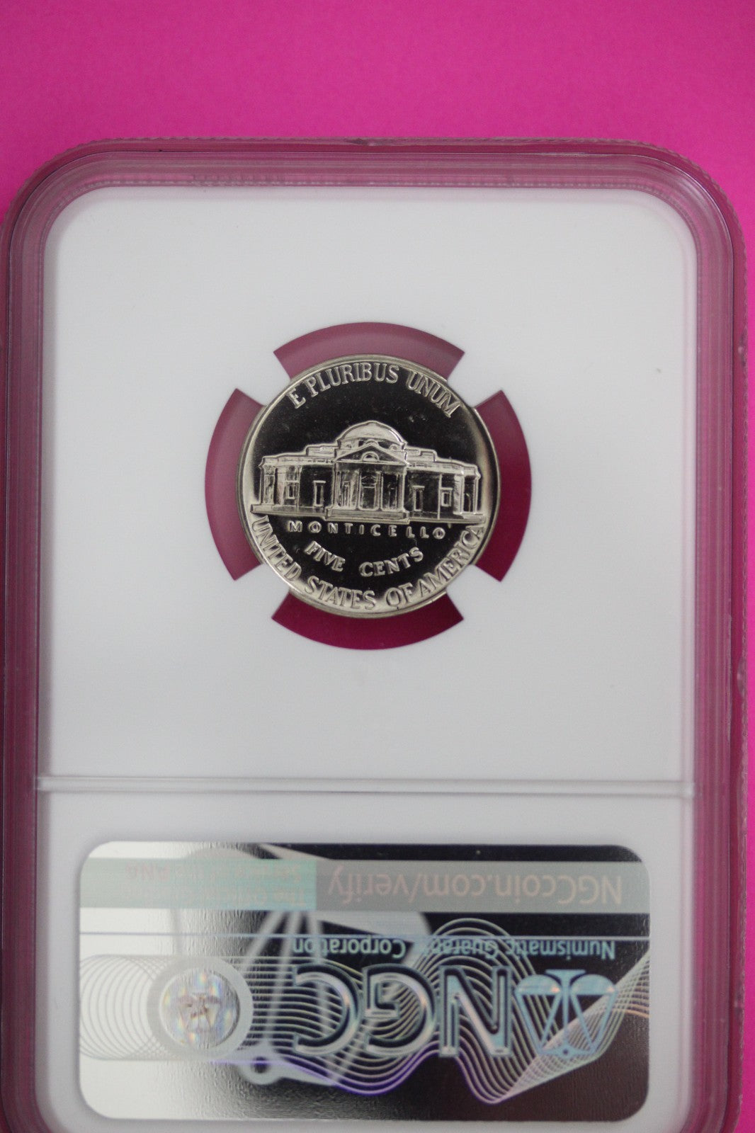 1955 PF 68 Jefferson Nickel NGC Certified Graded Authentic Genuine Slab 320