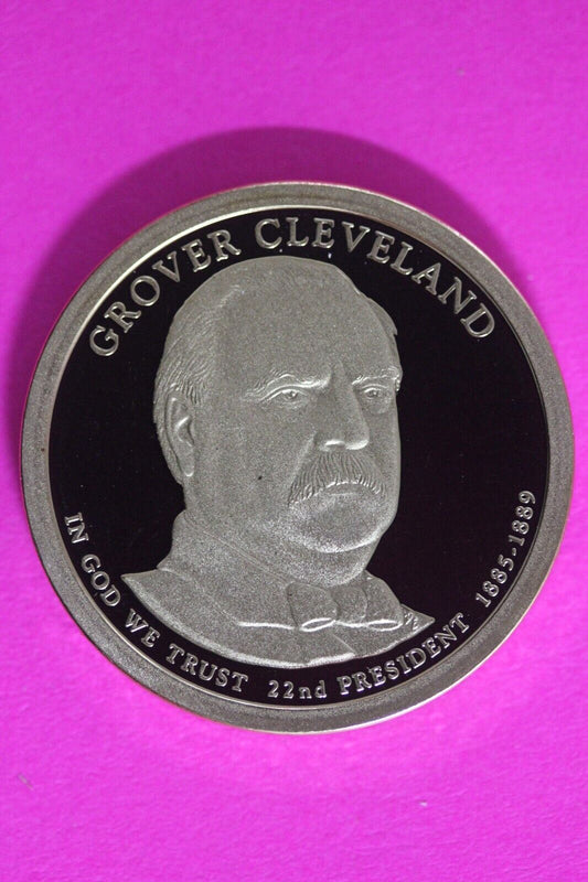 Proof 2012 S Grover Cleveland 1 Presidential Dollar DCAM Exact Coin Shown TOM 18