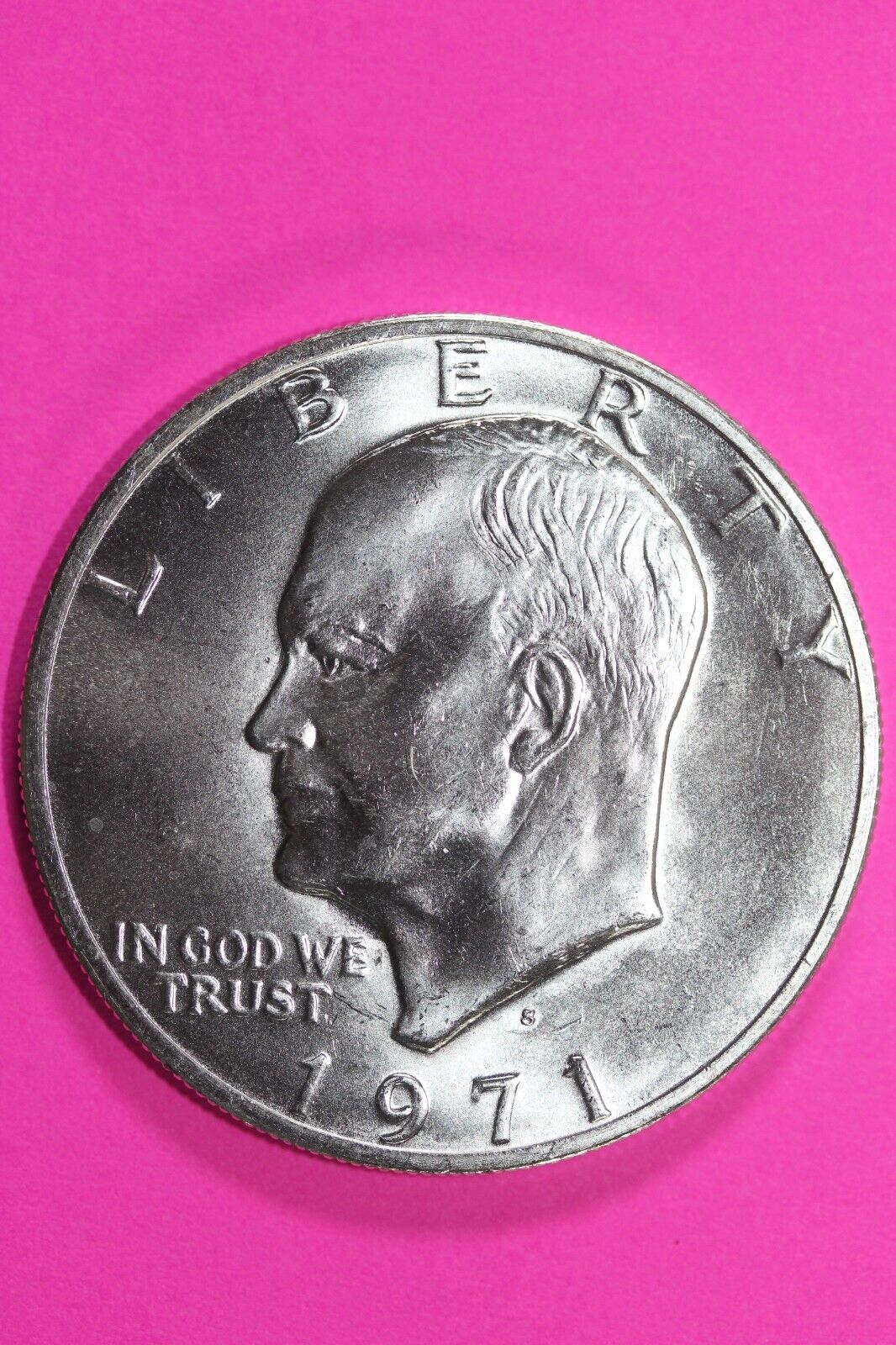 Gem BU 1971 S Ike Eisenhower 40% Silver Dollar You Get Same Coin In Pics TOM 01