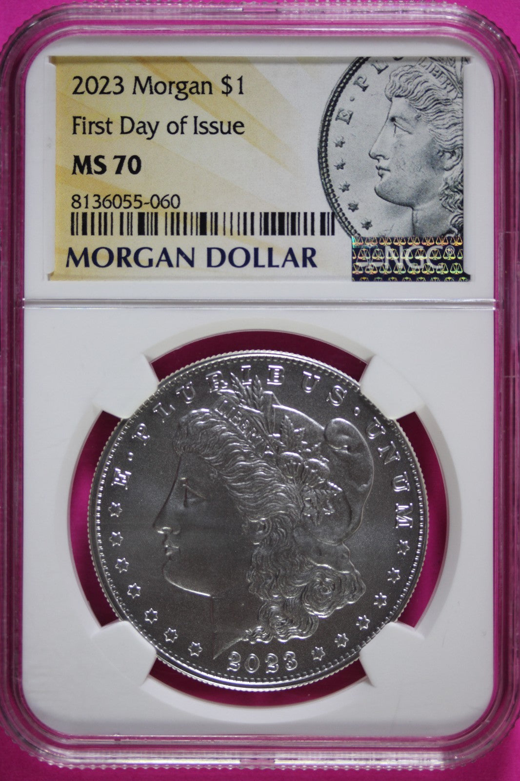 2023 MS 70 Morgan Silver Dollar NGC 1rst Day Issue Graded Genuine Authentic 929
