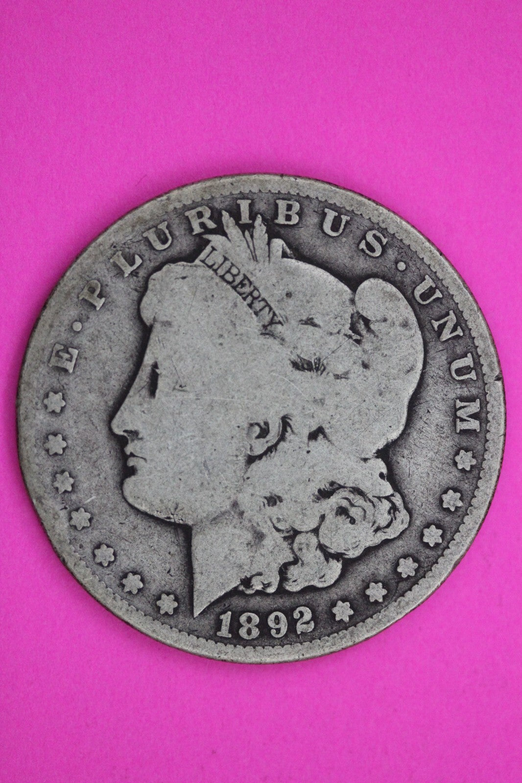 1892 S Morgan Lady Liberty Silver Dollar San Francisco Scarce Date Coin 165