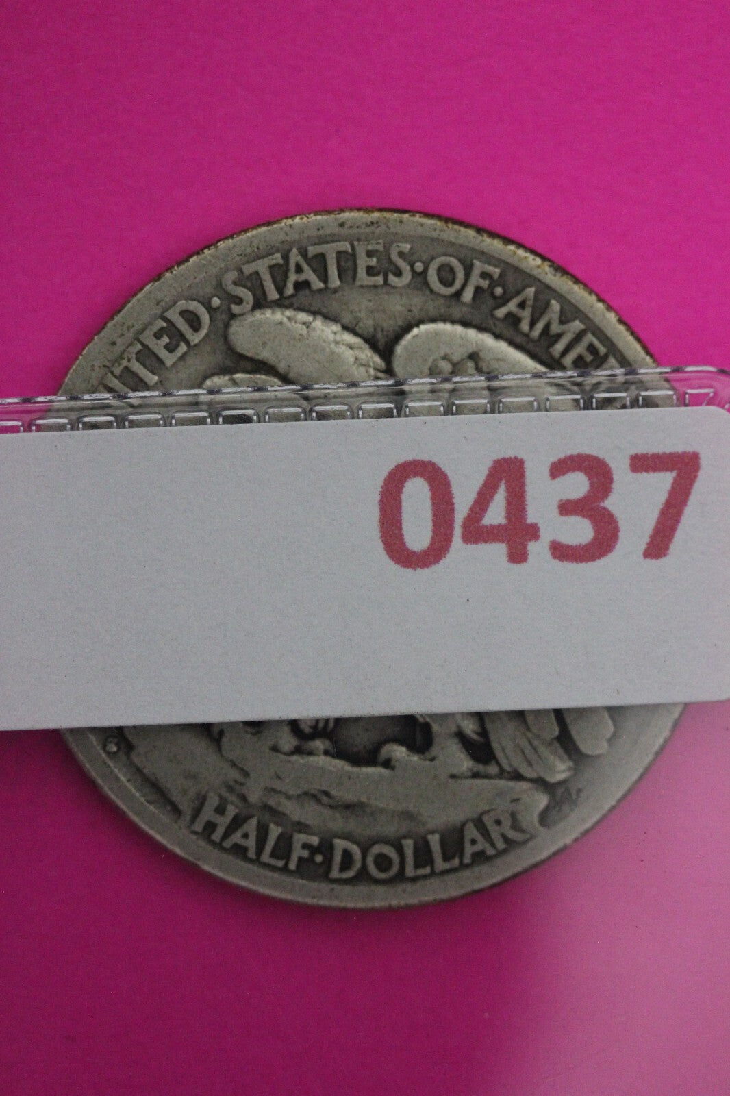 1917 S Reverse Mint Mark Walking Liberty Walker Half Dollar Coin Authentic 0437N