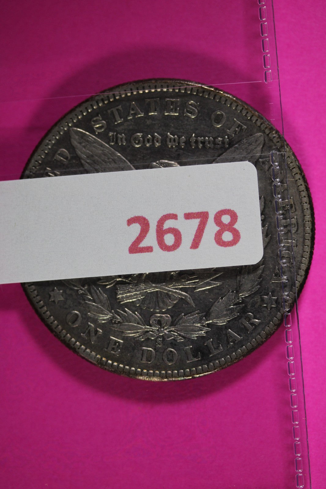 1904 S Morgan Lady Liberty Silver Dollar Guaranteed Authentic & Genuine 2678