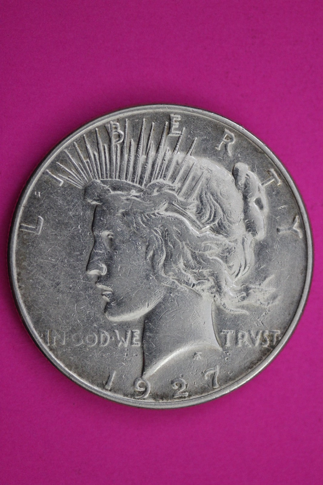 1927 S Peace Liberty Silver Dollar Guaranteed Authentic & Genuine Coin 1633