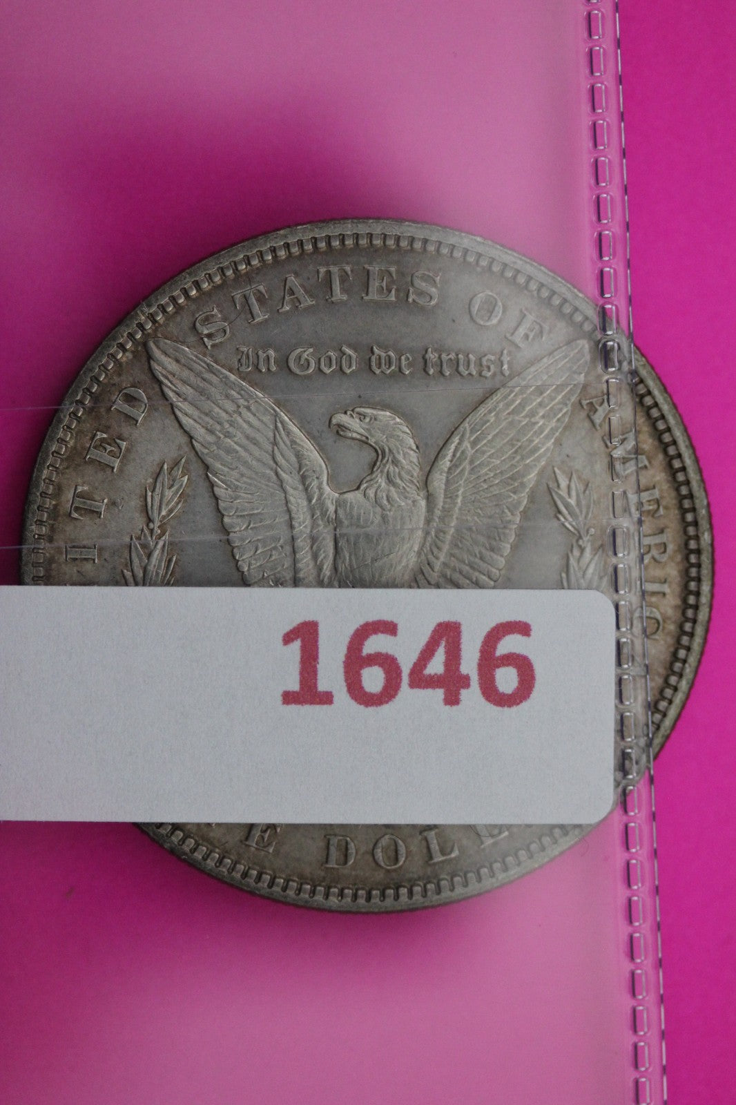 High Grade 1896 P Morgan Liberty Silver Dollar Guaranteed Authentic Coin 1646