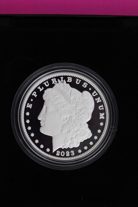 Gem Brilliant Uncirculated 2023 P Morgan Silver Dollar .999 Mint Box COA 6110