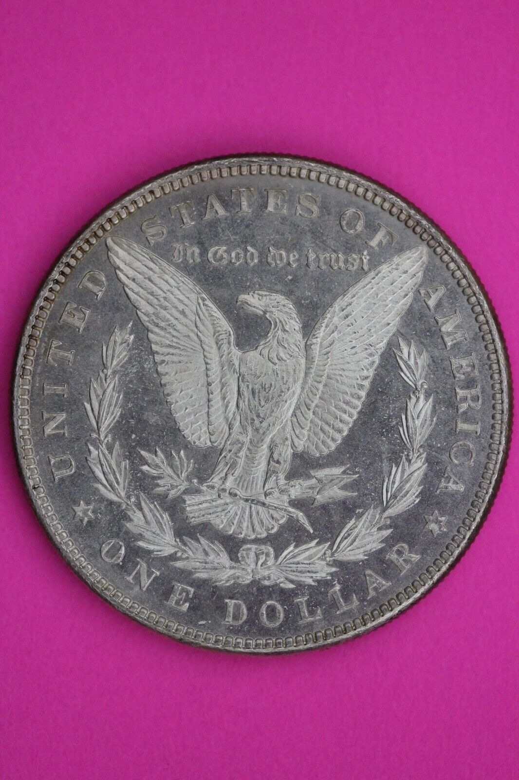 Rainbow Toned 1885 P Liberty Morgan Silver Dollar Coin Guaranteed Authentic 119N