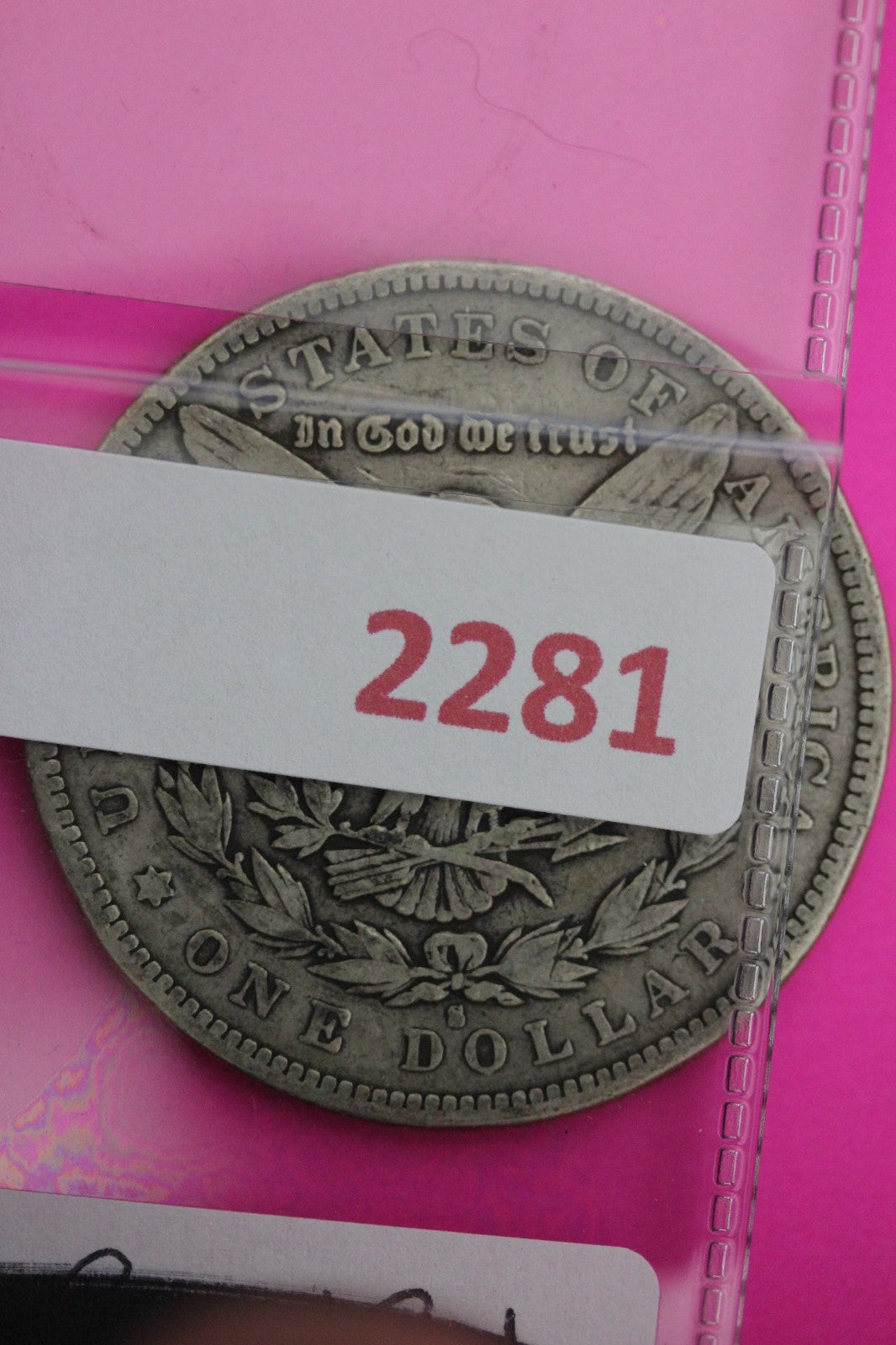 1896 S Morgan Silver Dollar Coin Guaranteed Authentic U.S.A American Seller 2281