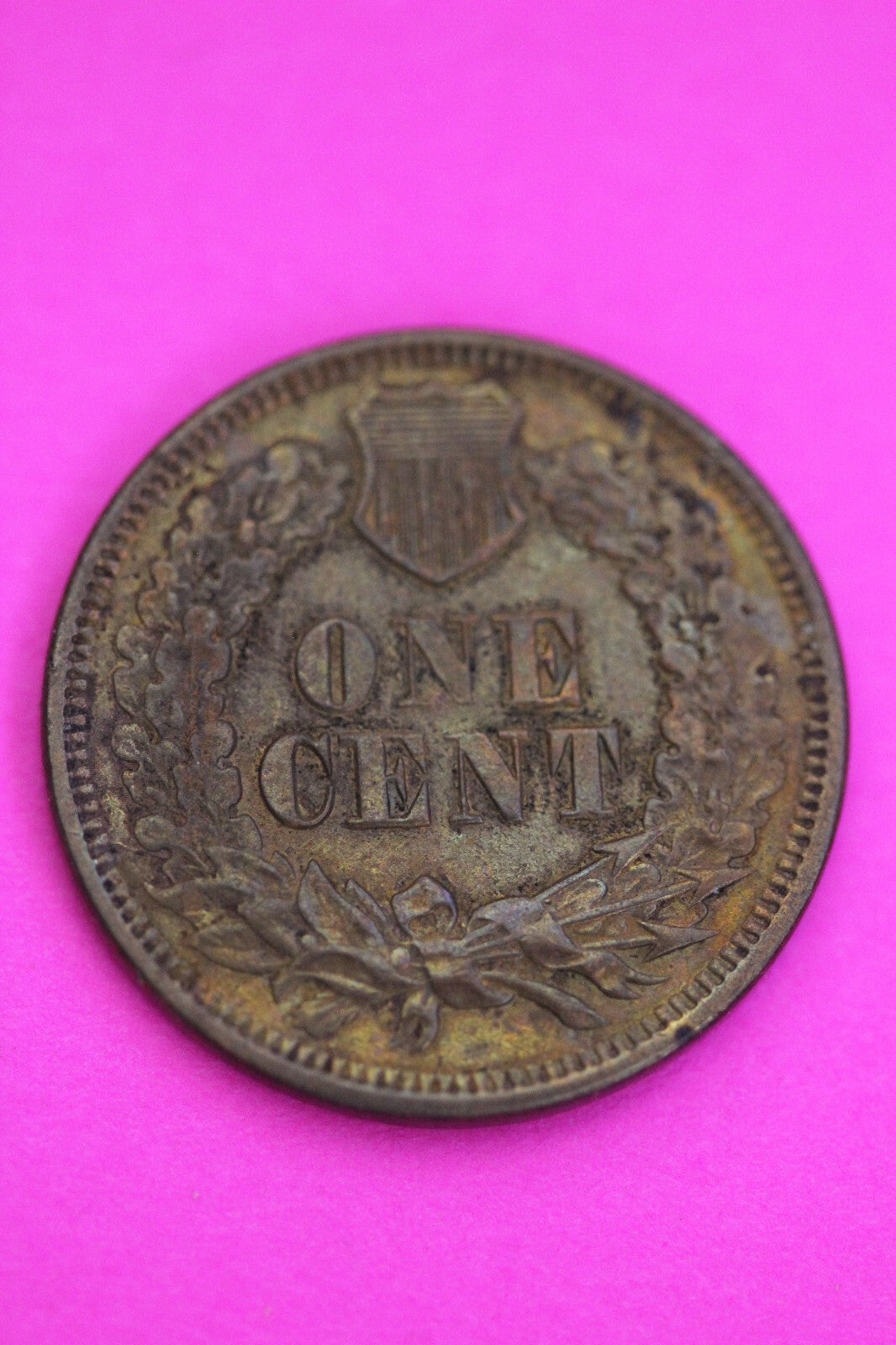 1872 Snow 10-A Shallow N Reverse Indian Head Cent Penny Very Rare Type 335
