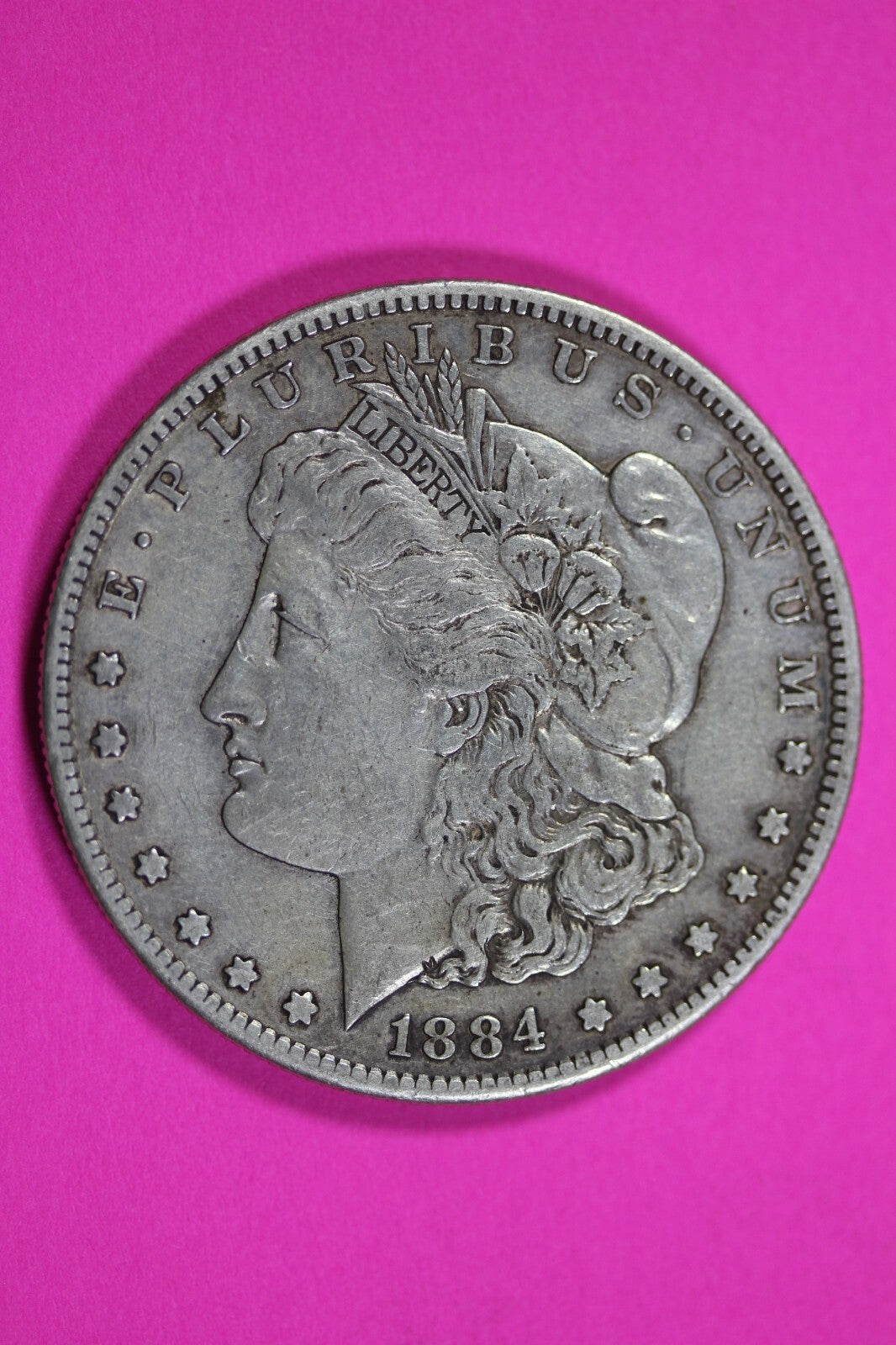 High Grade 1884 S Morgan Liberty Silver Dollar Rare Key Date San Francisco 119