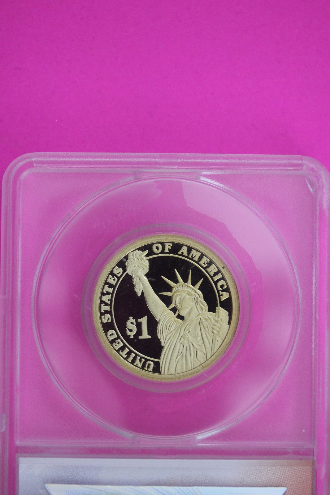 2014 S PR 70 Warren Harding Presidential Dollar ANACS Certified Slab 1249