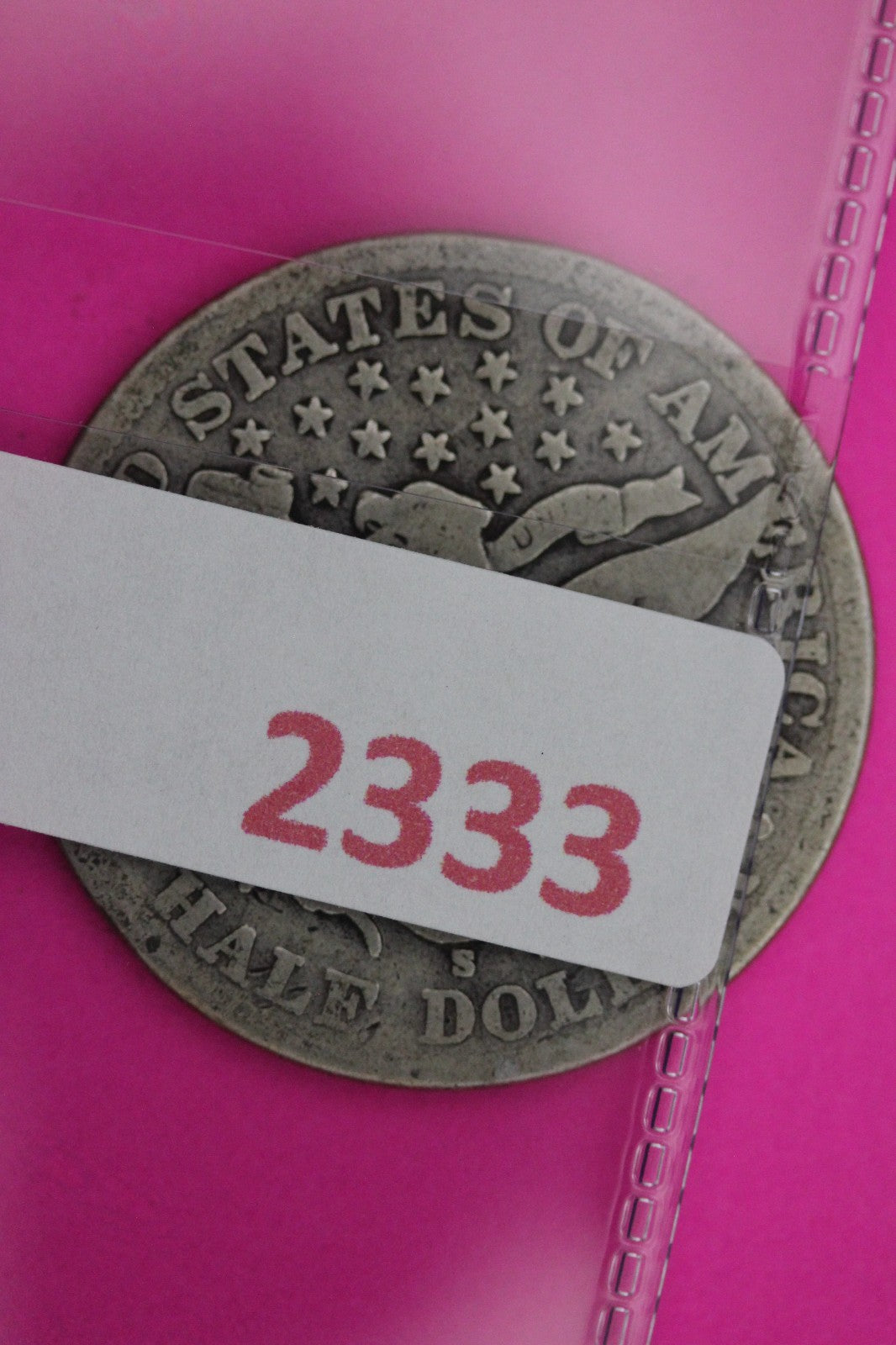 1908 S Barber Liberty Silver Half Dollar Guaranteed Authentic Genuine Coin 2333