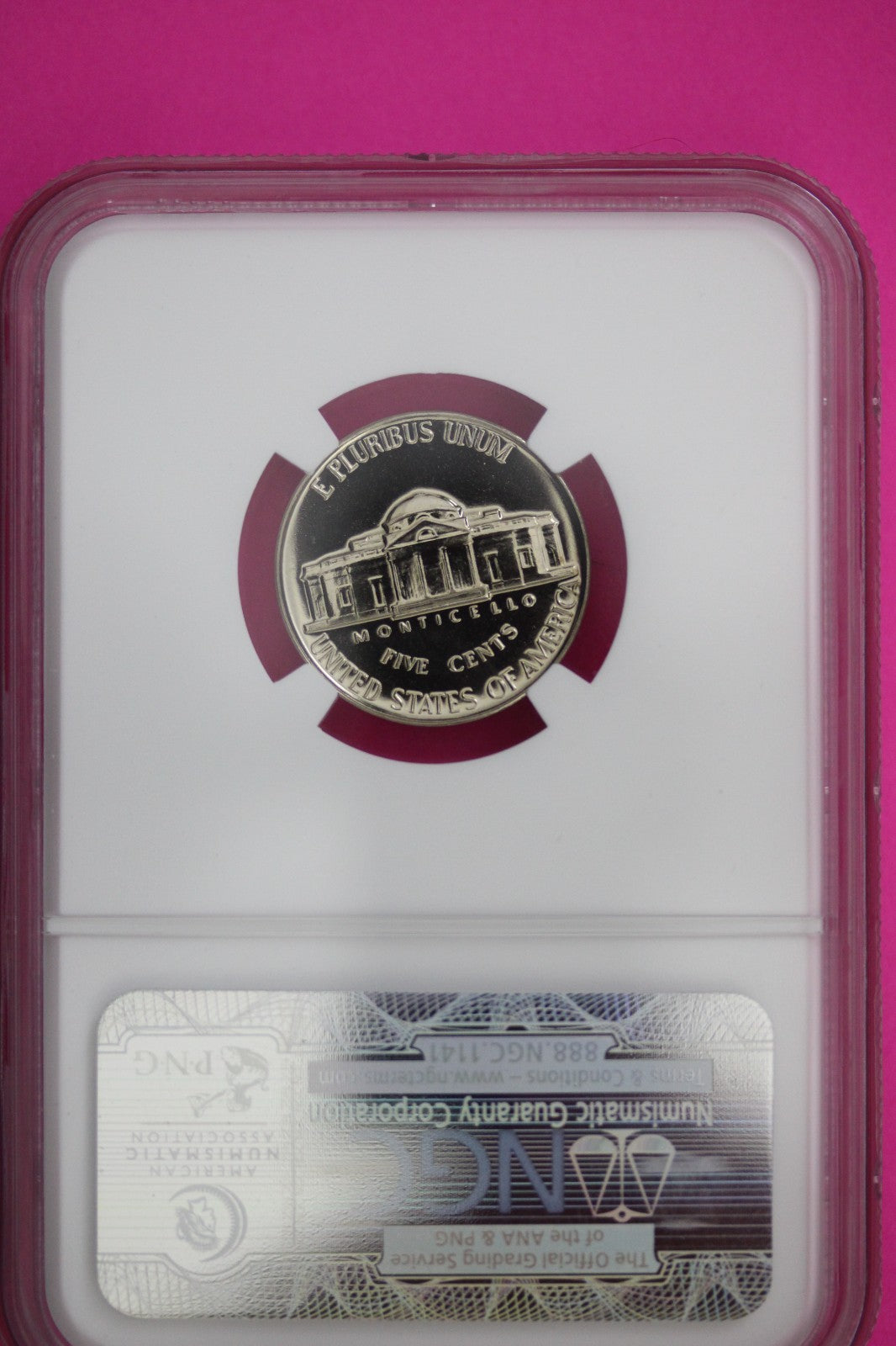 1956 PF 68 Jefferson Nickel NGC Certified Graded Authentic Genuine Slab 325