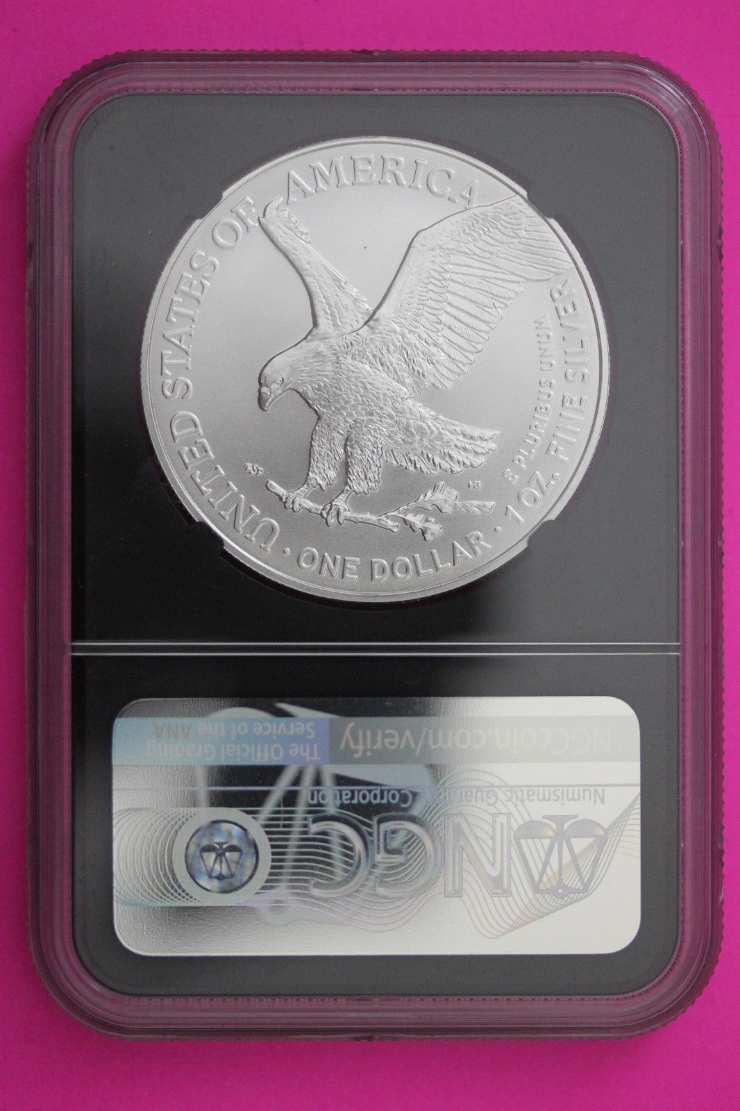 2021 MS 70 Type 2 Silver American Eagle Gaudioso Signature NGC Certified 290