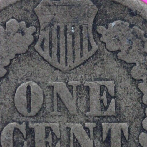 1863 Copper Nickel Indian Head Cent Penny Exact Early Type Coin Pictured 193