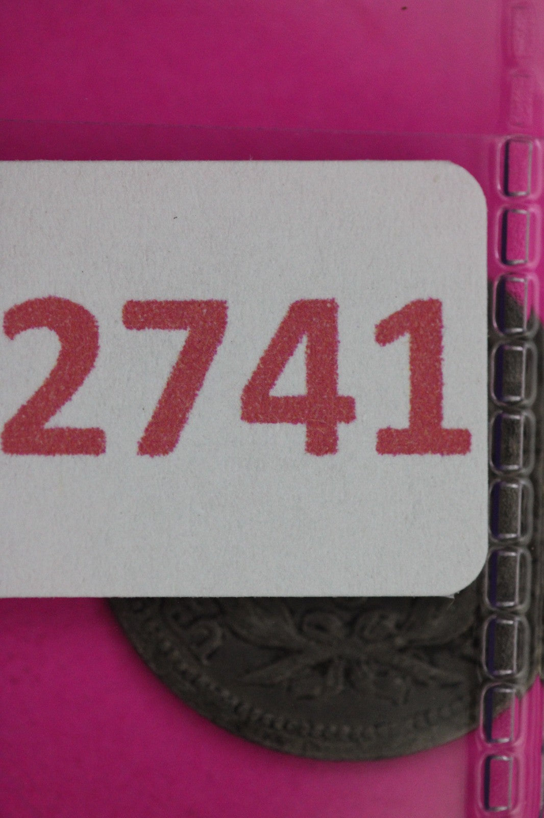 1850 O Seated Half Dime Silver Exact Coin Shown Filler Damaged Holed Bent 2741