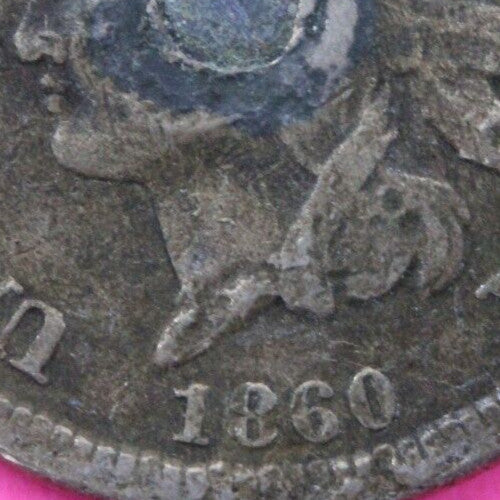 1860 Copper Nickel Indian Head Cent Penny Exact Early Type Coin Pictured 112