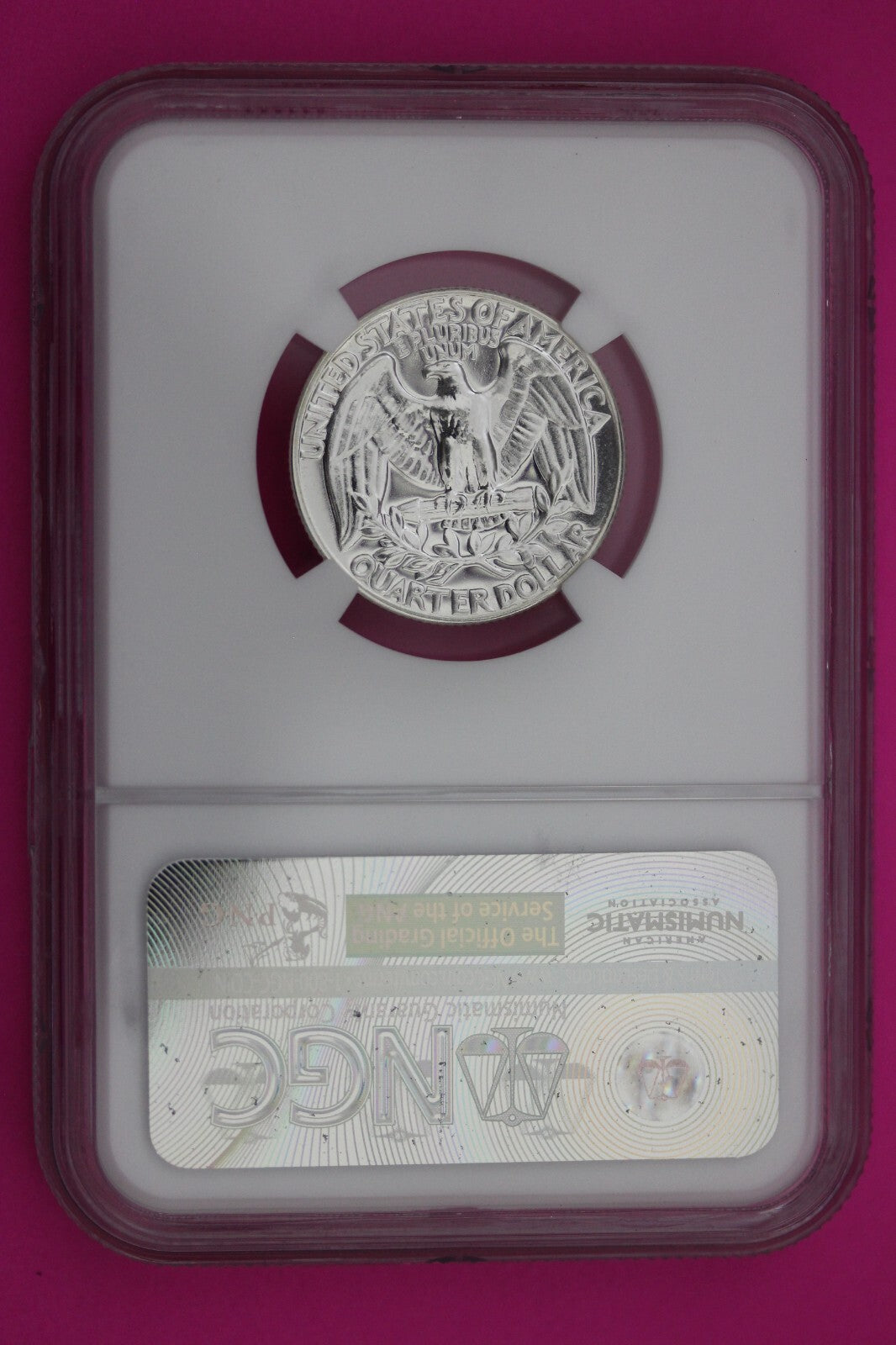 1955 PF 69 Proof Washington Silver Quarter NGC Certified Graded Authentic 252