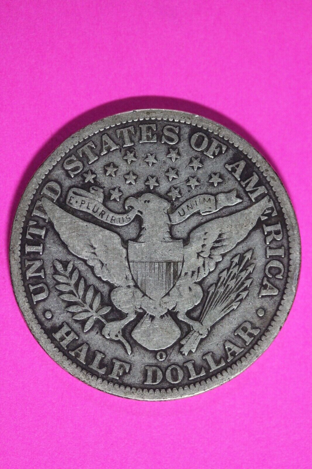 1906 O Barber Liberty Half Dollar Scarce Semi Key Date Coin New Orleans Mint 243