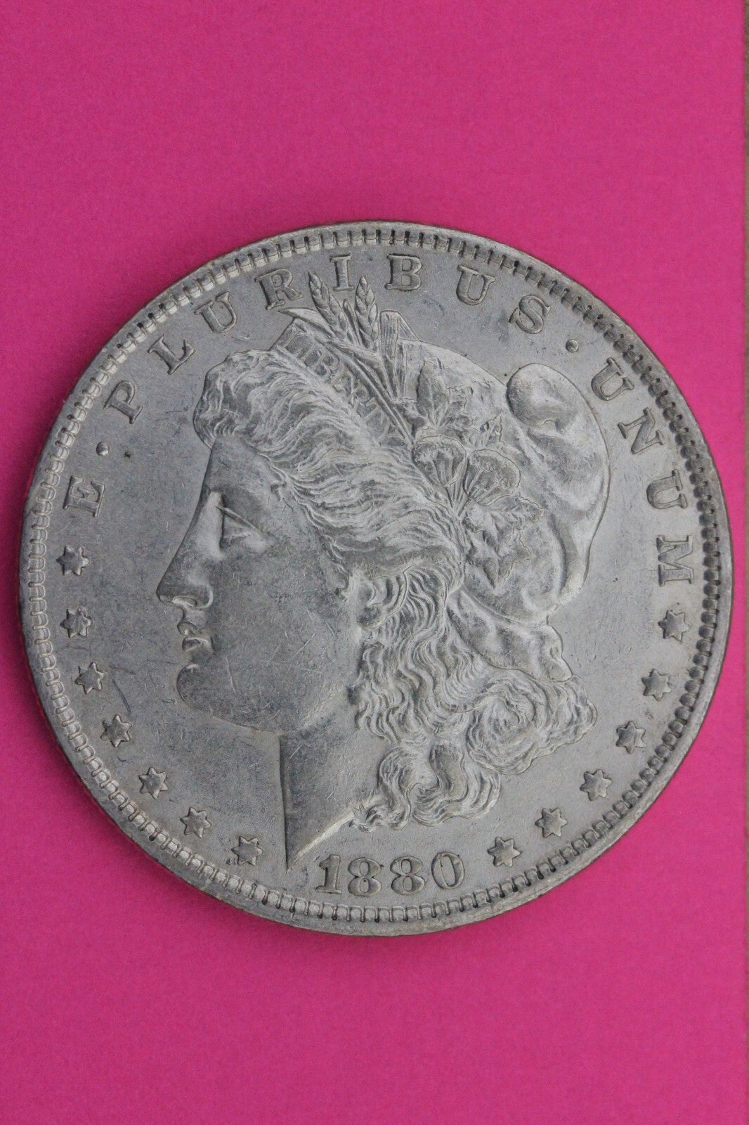 High Grade 1880 S Morgan Lady Liberty Rare Date Silver Dollar Authentic 0289N
