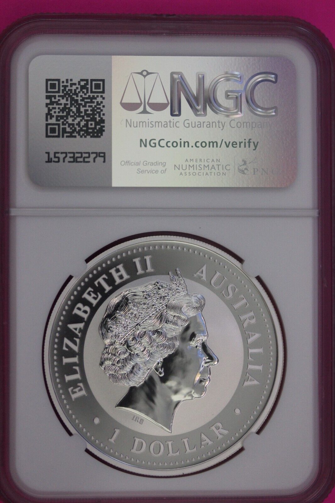 Top Pop None Finer 2001 MS 70 Year Of The Snake Australia NGC Certified Slab 836