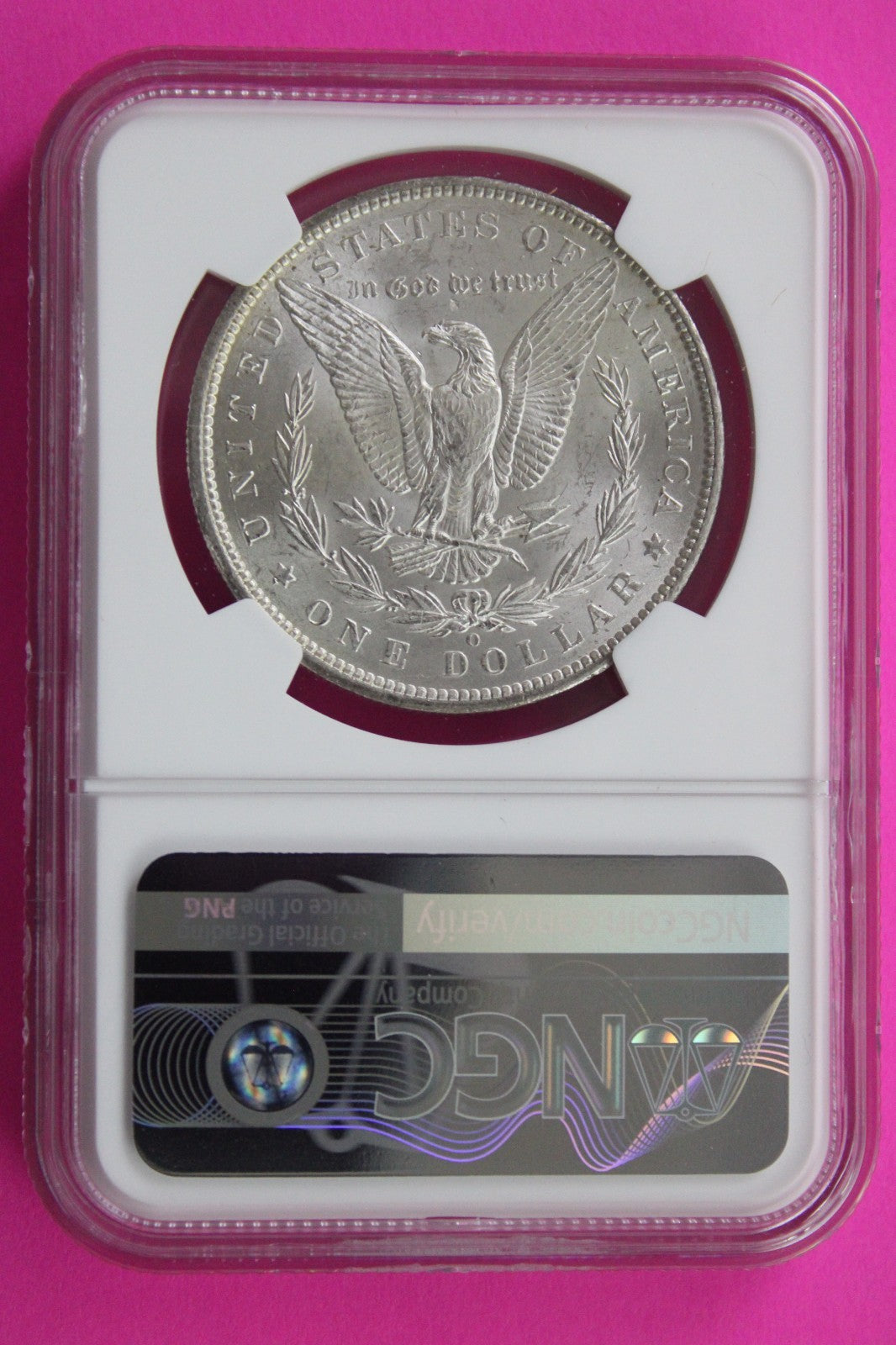 1899 O MS 63 Liberty Morgan Silver Dollar NGC Certified Graded Authentic 842