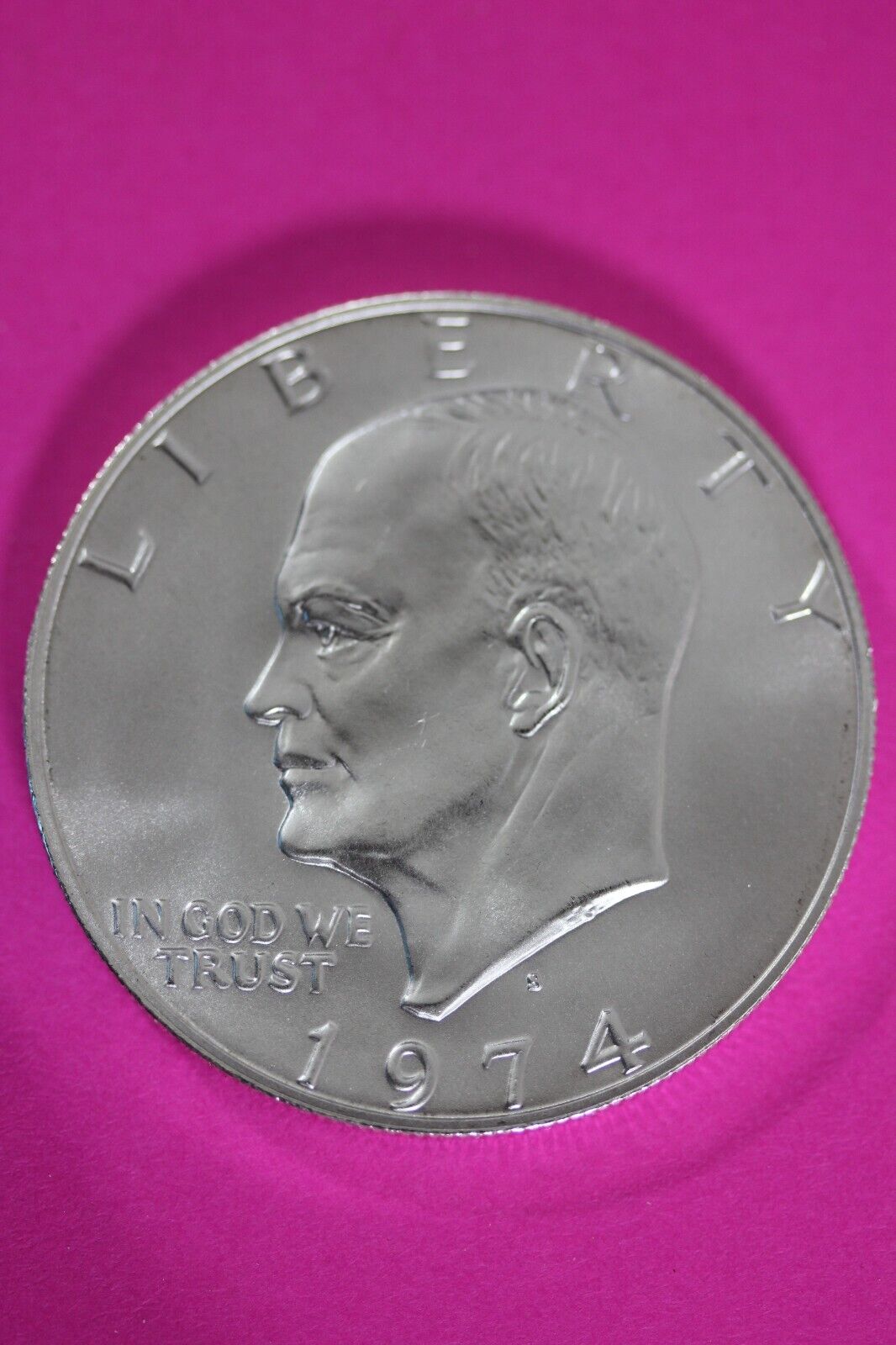 Gem BU 1974 S Ike Eisenhower 40% Silver Dollar You Get Same Coin In Pics TOM 18