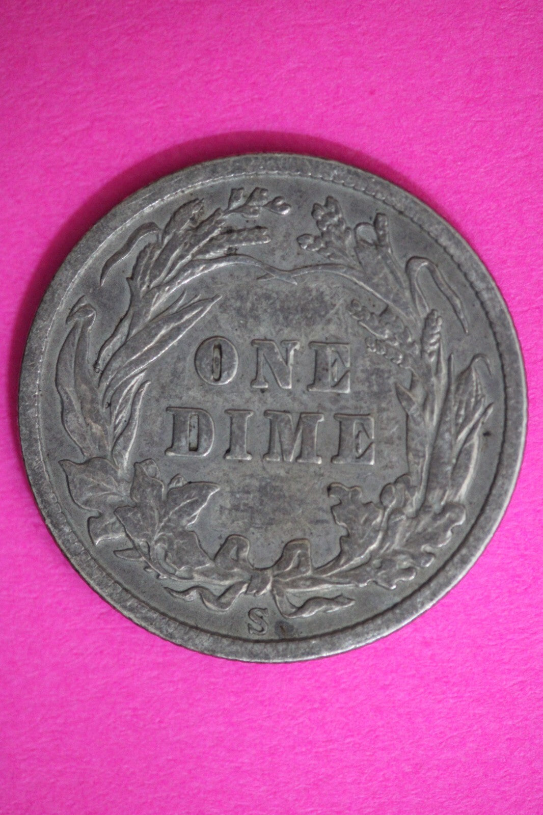 High Grade 1908 S Barber Liberty Dime Scarce Semi Key Date Silver Coin 52