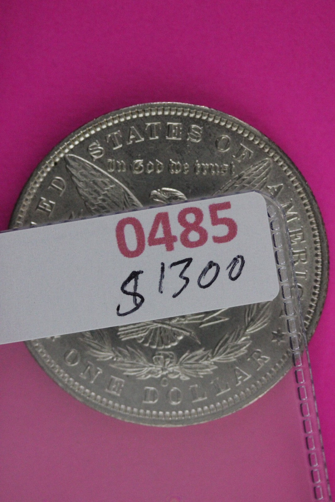 1886 O Morgan Lady Liberty  Silver Dollar Rare Key Date Coin Authentic 0485N