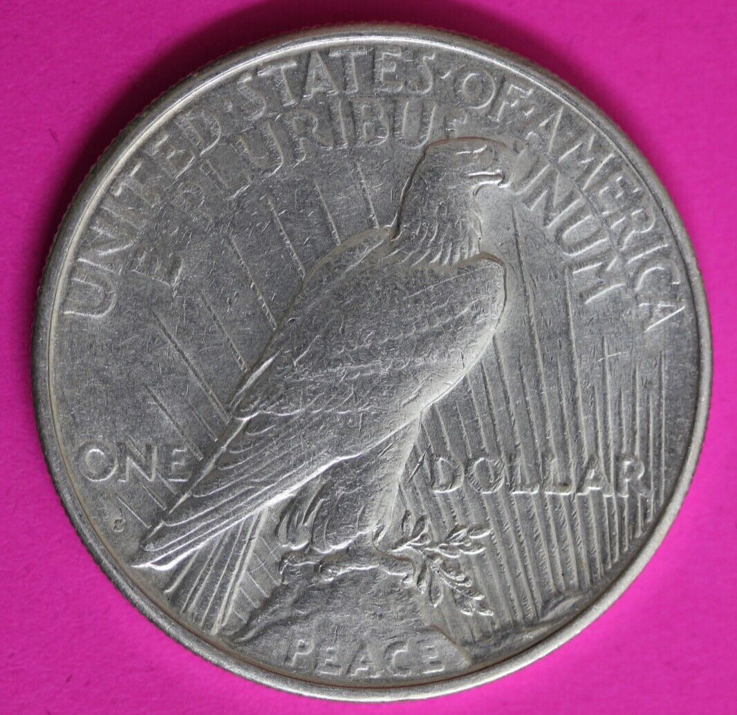 High Grade 1922 S Liberty Peace Silver Dollar San Francisco Mint Nice Luster 173