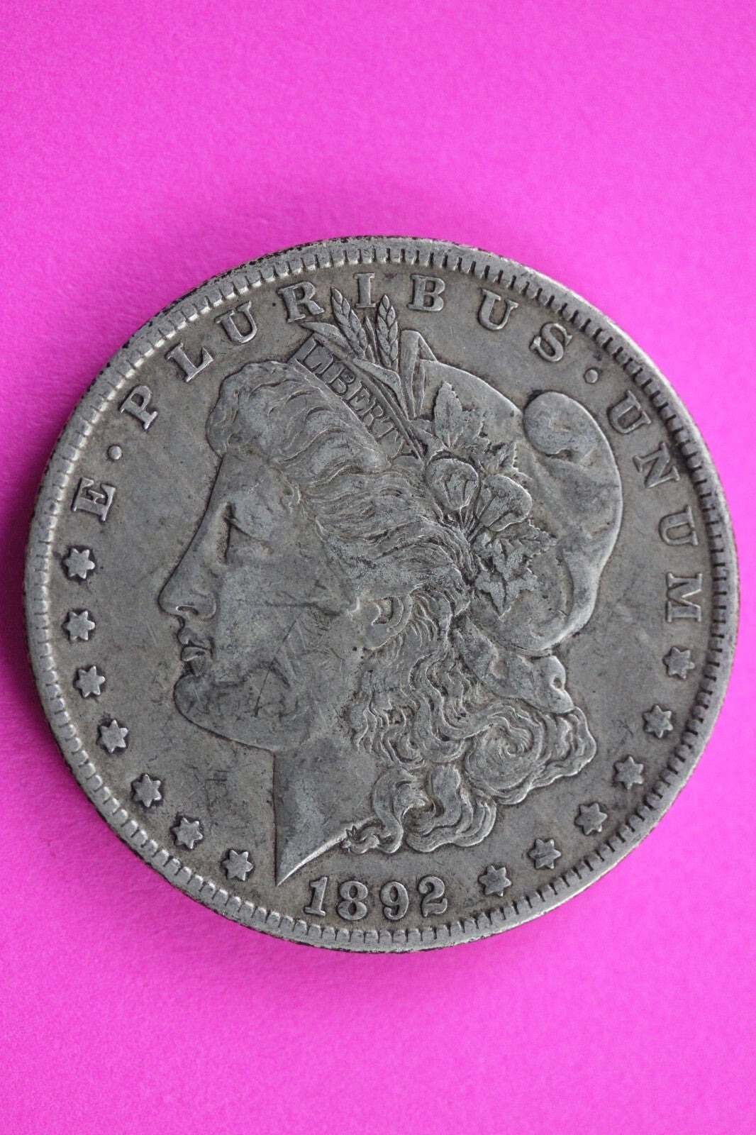 1892 O Morgan Lady Liberty Rare Date Silver Dollar Guaranteed Authentic 0215N