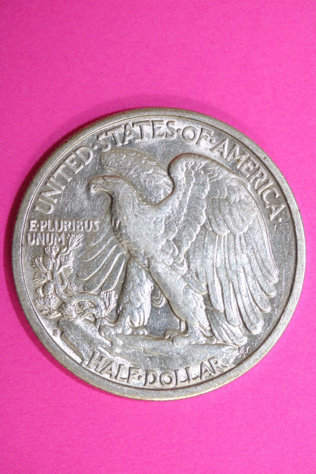 Toned High Grade 1941 S Walking Liberty Half Dollar Silver Coin Nice Colors 15