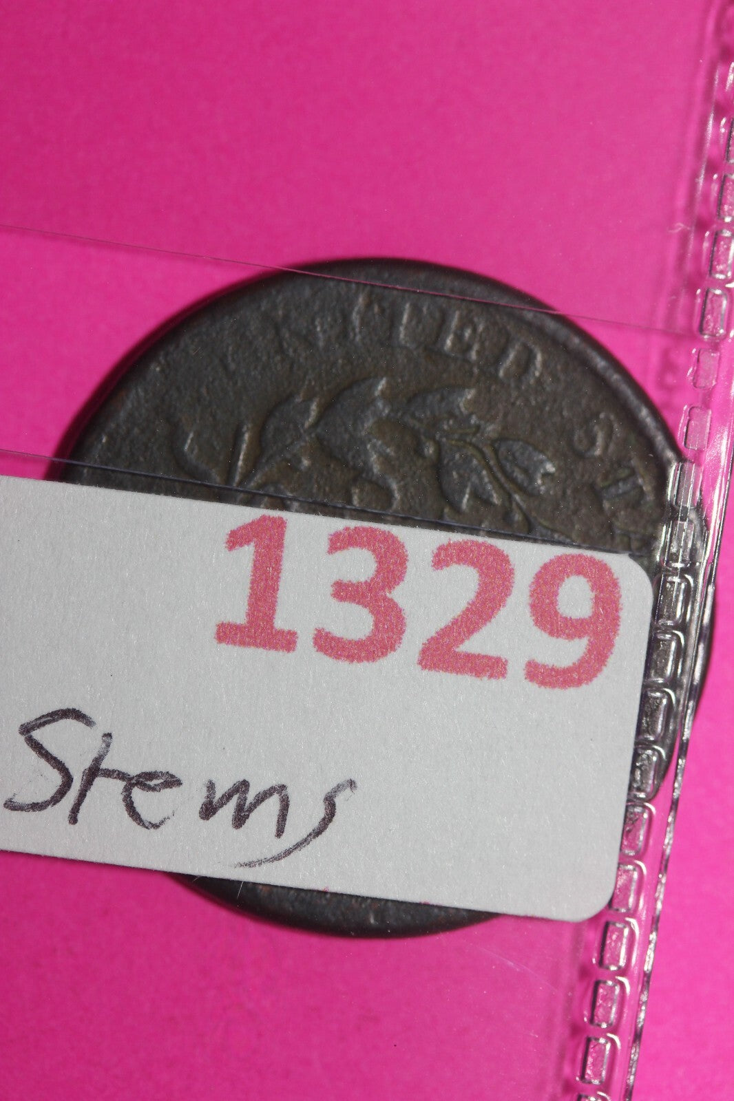 1806 Rotated Die Draped Bust Half Cent Large 6 With Stems Authentic Coin 1329