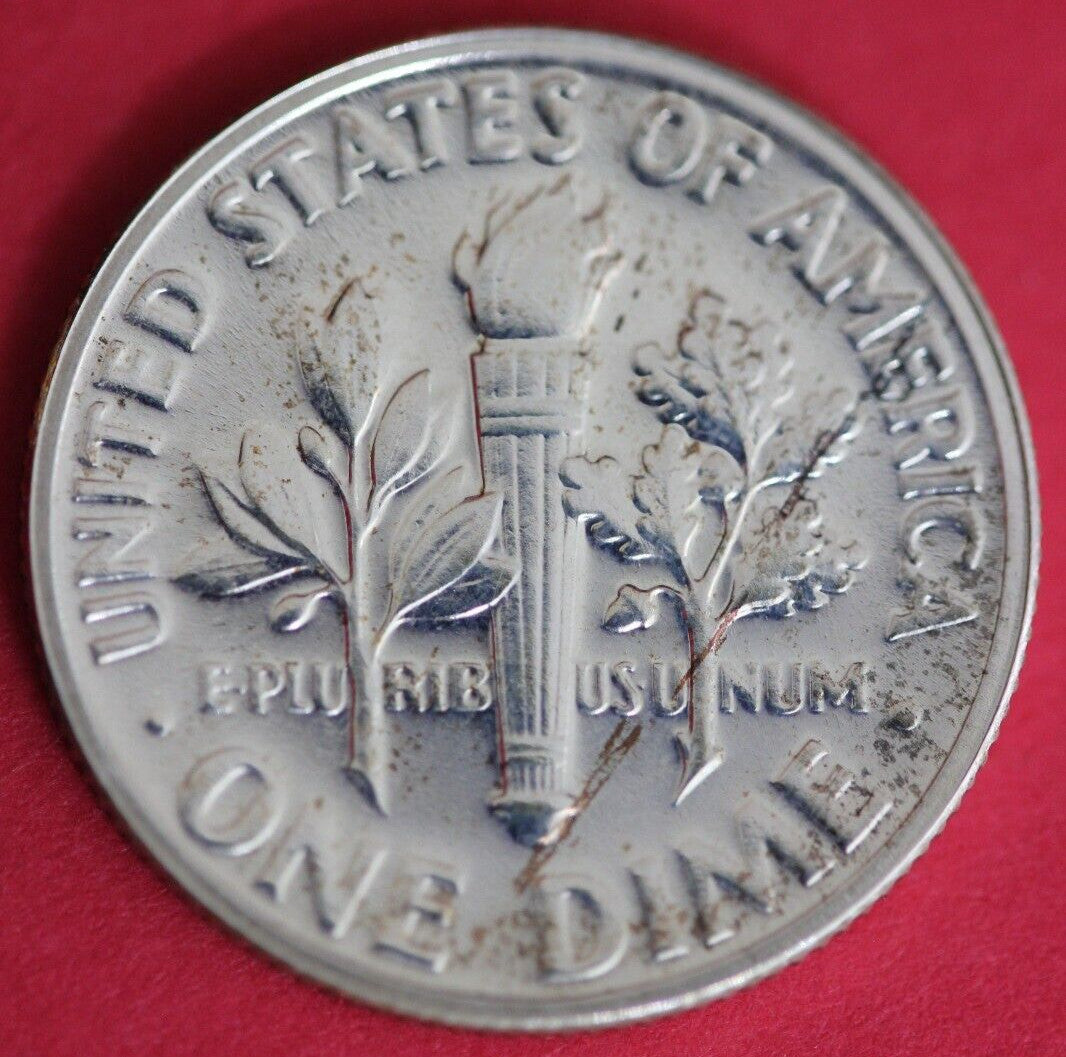 1957 Silver Proof Roosevelt Dime Exact Coin Shown Fast Shipping OCE 49