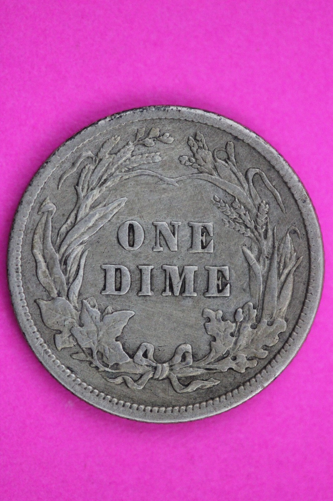 High Grade 1907 P Barber Liberty Dime Semi Key Date Silver Coin Philadelphia 02