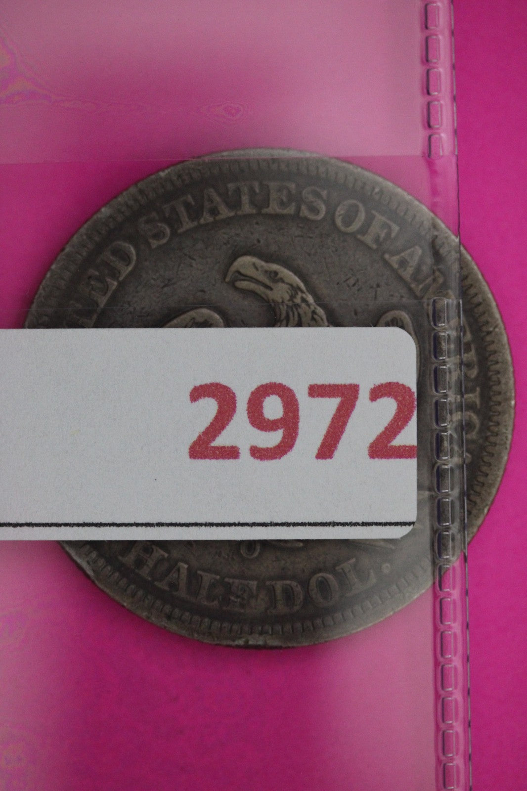 1858 O Seated Liberty Half Dollar Guaranteed Authentic & Genuine Coin 2972