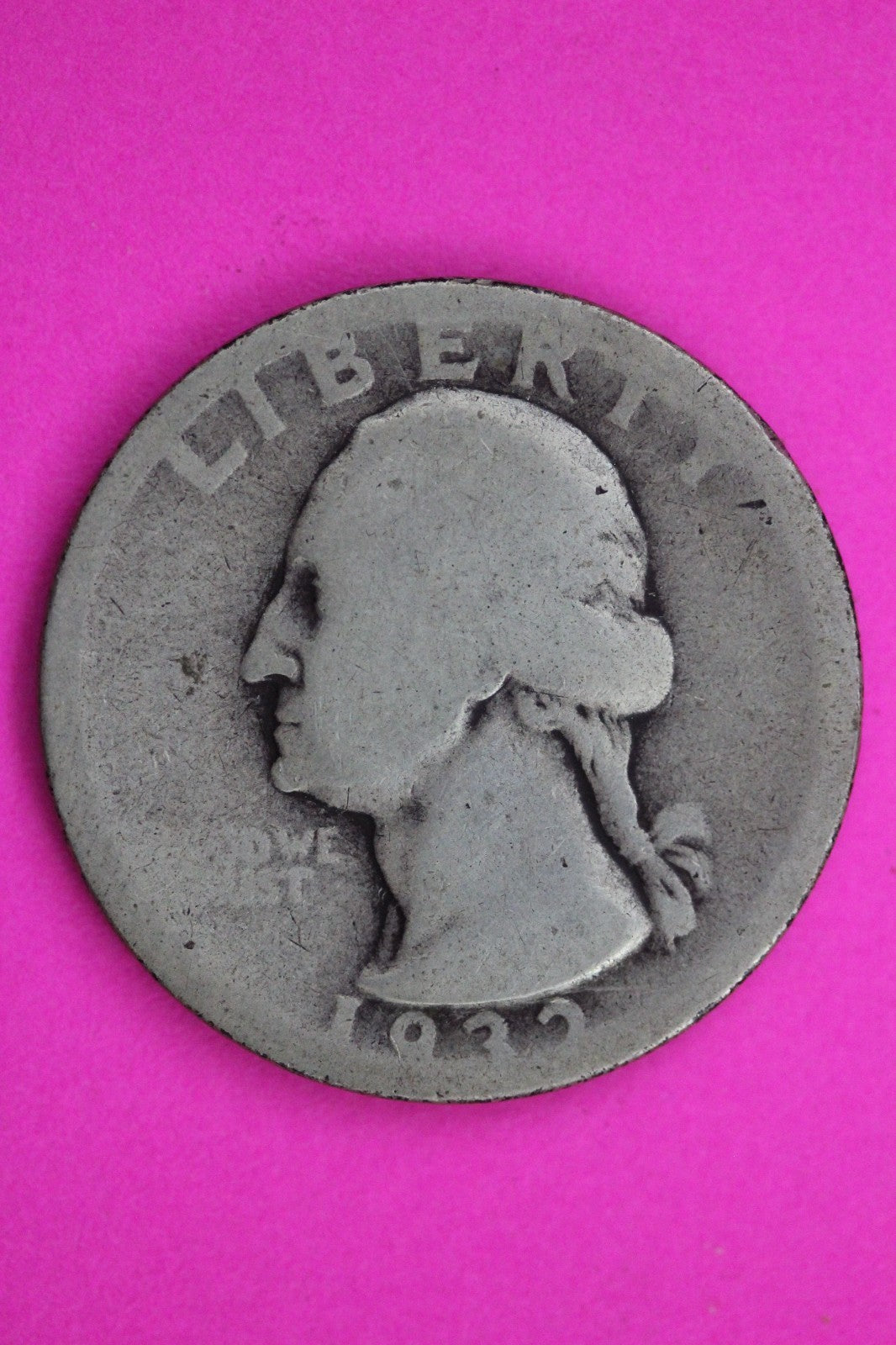 1932 D George Washington Silver Quarter Guaranteed Authentic Genuine Coin 1593