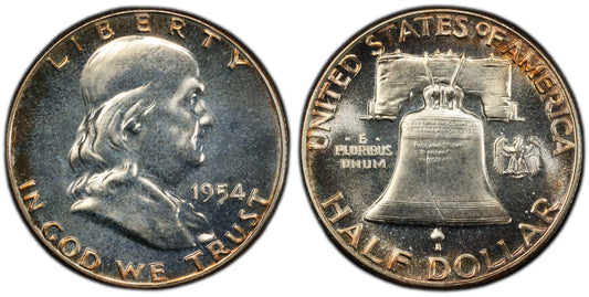 Toned 1954 PR 67 Ben Franklin Half Dollar NGC Certified Graded Authentic 363