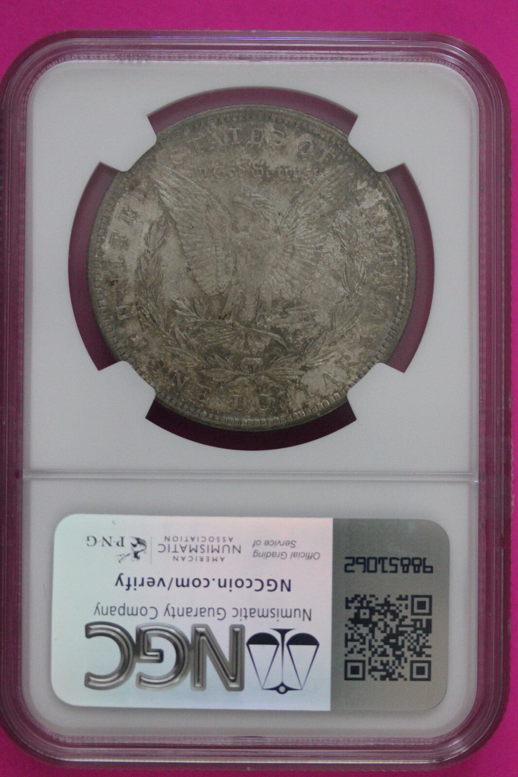 1890 P MS 63 Liberty Morgan Silver Dollar NGC Certified Graded Authentic 693