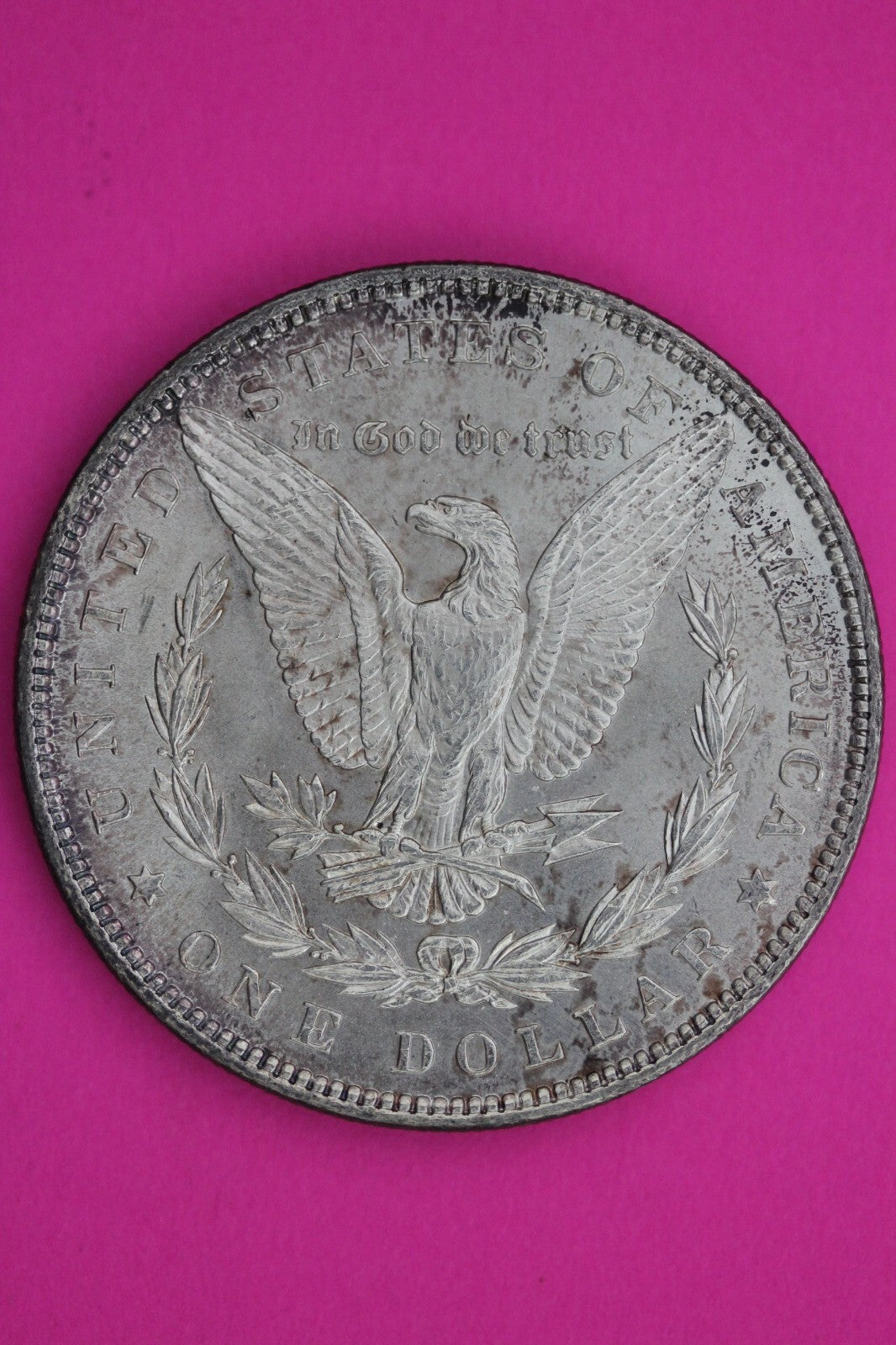 Nicely Toned 1897 P Liberty Morgan Silver Dollar Coin Guaranteed Authentic 103N