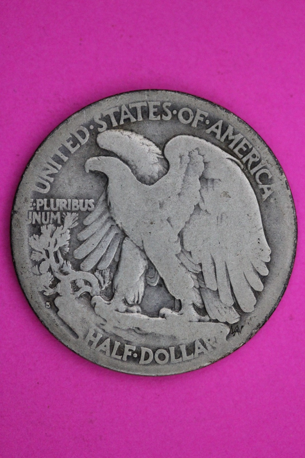 1921 S Walking Liberty Silver Half Dollar Guaranteed Authentic Genuine Coin 2313