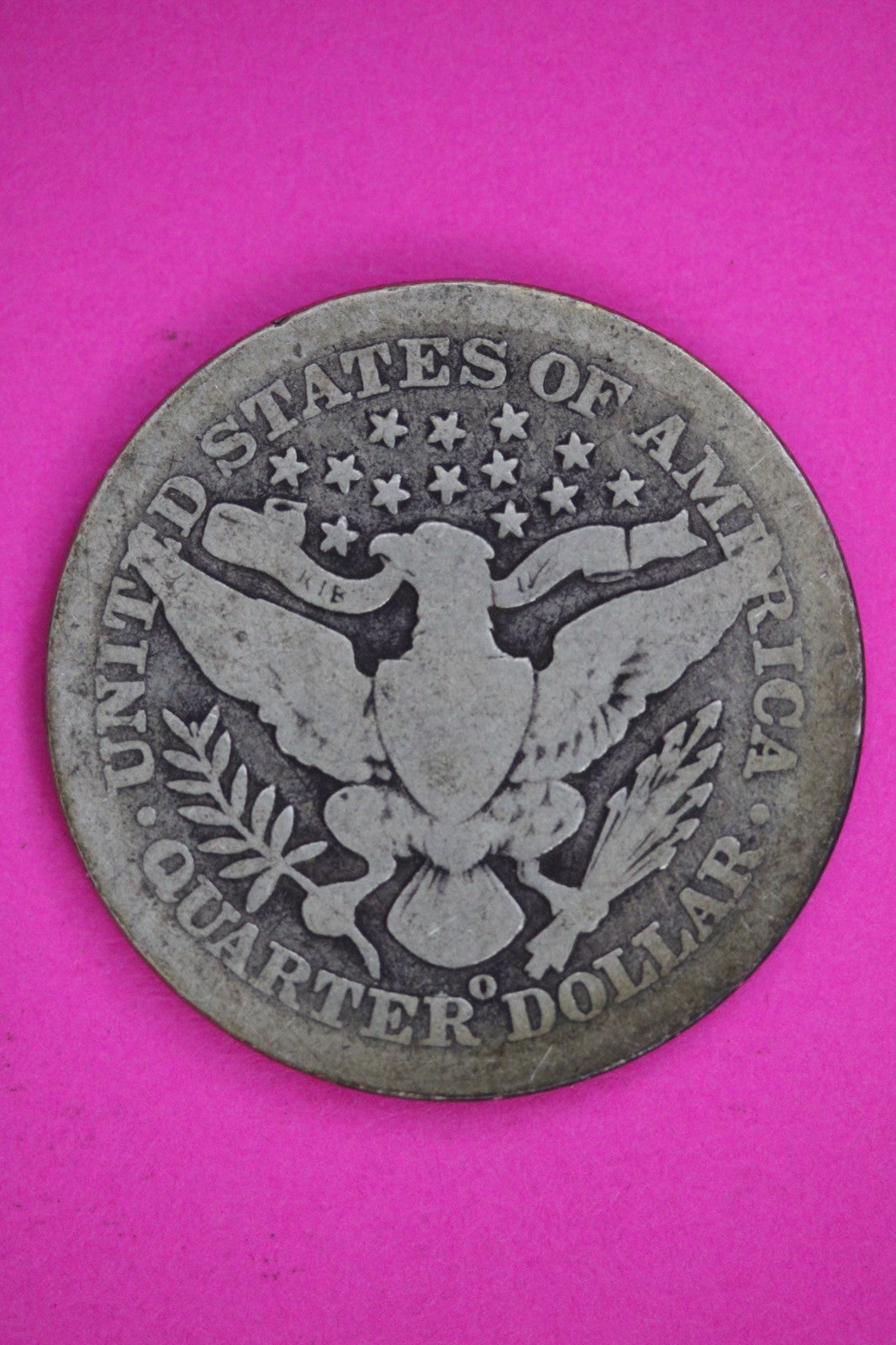 1904 O Barber Liberty Quarter Silver Guaranteed Authentic & Genuine Coin 2851