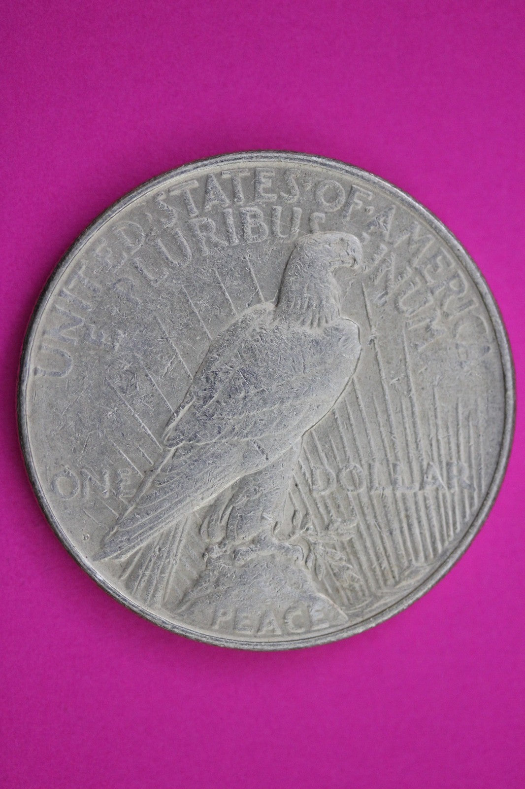 1923 D Peace Silver Dollar LIberty Coin Guaranteed Genuine American Seller 2018